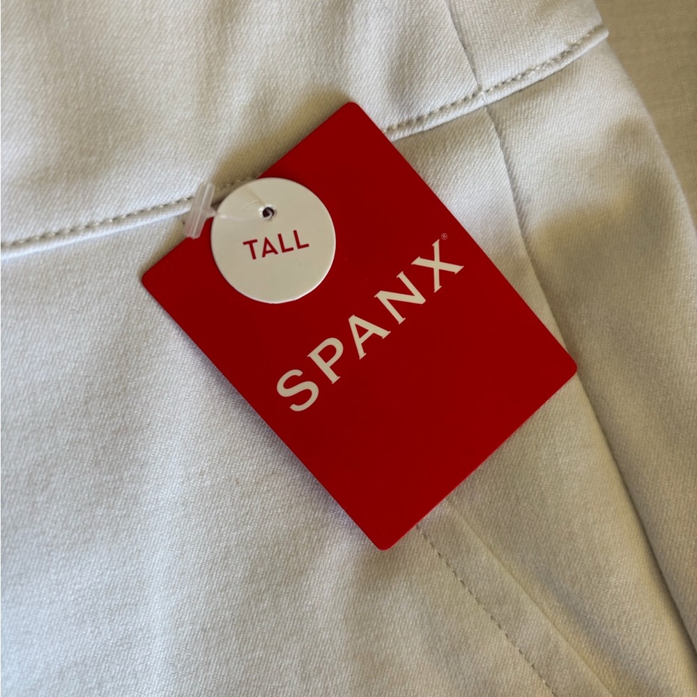 SPANX White and Gray Ponte Pants - Picture 4 of 4